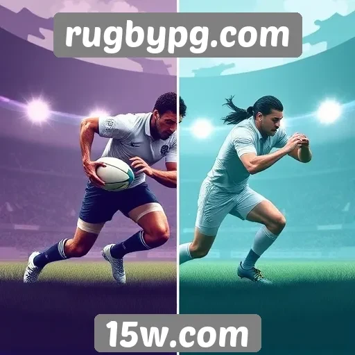 Comparação de gráficos e design em jogos de rugby